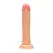 RealRock Vibrirajuća Intimna Mašina 23 cm - Prirodna Boja Kože, Usisna Baza