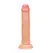 RealRock Vibrirajuća Intimna Mašina 23 cm - Prirodna Boja Kože, Usisna Baza