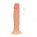 RealRock Vibrirajuća Intimna Mašina 23 cm - Prirodna Boja Kože, Usisna Baza