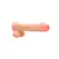 RealRock Vibrating Silicone Intimate Device with Suction Cup 28 cm Beige