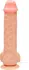 RealRock Vibrating Silicone Intimate Device with Suction Cup 28 cm Beige