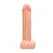 RealRock Vibrating Silicone Intimate Device with Suction Cup 28 cm Beige