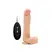 RealRock Vibrating Intimate Machine 23 cm with Suction Base, Beige