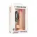 RealRock Vibrating Anatomical Model 20 cm Black - Suction Base