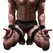 EasyToys Adjustable Hand and Thigh Cuffs Set Black - Secure Restraint System