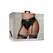 Shots Vibrantni Podesivi Strap-On Tanga XL/XXL sa Podvezicama Crna