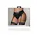 Shots Vibrantni Podesivi Strap-On Tanga XL/XXL sa Podvezicama Crna
