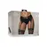 Shots Vibrantni Strap-On Tanga sa Podesivim Podvezicama M/L Crna