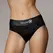 EasyToys Vibrantni Visoko Rezani Strap-On Gaćice XS/S Crna - 10-Režimski Bullet