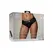 EasyToys Vibrantne Visoko Rezane Strap-On Gaćice M/L Crna sa 10-Brzinskim Bulletom