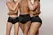 Sincerely Vibrating Strap-On Brief Black M/L - Intimate Wear with 10-Speed Bullet