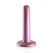 Ouch! Smooth Silicone Intimate Device 12 cm Metallic with Suction Cup