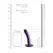 Ouch! Smooth Silicone Intimate Model with Suction Cup 12 cm Metallic