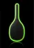 Ouch! Round Paddle Glow-In-The-Dark - Luminous Bondage Accessory
