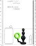 Ouch! Glow-in-the-Dark Beaded Plug & Support Ring - Luminous Green