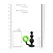 Ouch! Glow-in-the-Dark Beaded Plug & Support Ring - Luminous Green