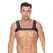 Ouch! Neoprenski grudni harness S/M - Podesivo udobno pristajanje, crni