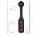 OUCH Bonded Leather Paddle - Ušiveni alat za udaranje, crni