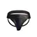 Mister B Kožni Jockstrap sa Prednjim Rajsferšlusom Crni L/XL - Podesivi Pojas