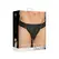Kožni Jockstrap sa Ravnim Prednjim Delom i Rajsferšlusom Crni L/XL