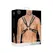 Pyramid Stud Men's Body Harness Bonded Leather Adjustable One Size