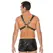 Pyramid Stud Men's Body Harness Bonded Leather Adjustable One Size