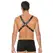 Kiotos Men’s Adjustable Leather & Steel Chain Chest Harness Black