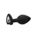 Sinner Gear Dijamantski Srce Model Intimni Plug Regular Silikon Crni