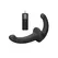 OUCH! Vibrating Strapless Silicone Intimate Device with Remote, Black