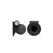 OUCH! Vibrating Nipple Pumps Set - Silicone & ABS, 10,000 RPM, Black