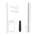Delia Classic Luminous Bullet Massager with Silicone Sleeve, 10 Modes