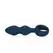 Loveline Teardrop Anal Plug Large Baltic Blue Silicone Model
