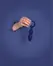 Loveline Teardrop Medium Anal Plug Baltic Blue - Ergonomic Silicone Design