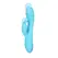 Loveline rebrasti ultra meki silikonski zeko vibrator glacijalno plavi