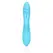 Loveline rebrasti ultra meki silikonski zeko vibrator glacijalno plavi