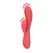 Loveline glatki ultra meki silikonski dual-action vibrator roze 21 cm