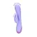 Loveline glatki silikonski Rabbit vibrator Digitalna lavanda dvostruko dejstvo