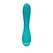 Loveline Smooth Silicone G-Spot Vibrator Teal Blue Dual-Action Design