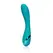Loveline Smooth Silicone G-Spot Vibrator Teal Blue Dual-Action Design