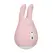 Love Bunny intimni mini masažer silikonski USB punjiv Roze