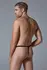 Male Power Leopard Print G-String L/XL - Elastic Anatomic Pouch