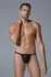 Male Power Leopard Print G-String L/XL - Elastic Anatomic Pouch