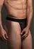 Dreamgirl Lace Thong S/M - Sheer Black Lace, Elastic Waistband