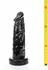 Hung System Jimmy 27 cm Anatomska intimna mašina, Crna, Usisna baza