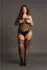 Sensualle Plus Size Bez bretele Bodystocking sa prikačenim čarapama XXL-5XL