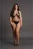 Obsessive Strappy Lace Teddy Plus Size - Elegantan Rastegljivi Bodysuit XXL-5XL