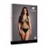 Obsessive Strappy Lace Teddy Plus Size - Elegantan Rastegljivi Bodysuit XXL-5XL
