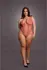 Leg Avenue Duboki V-Izrez Anatomski Body, Neproziran i Mrežasti, Queen Size XL-4XL