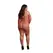 Leg Avenue Queen Size Dugi Rukav Mrežasta Mini Haljina Crna XL-4XL