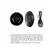Shots Chrystalino Ribble Glass Vibrator Crni sa Usisnom Bazom i Daljinskim Upravljanjem